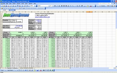 owner financing business calculator