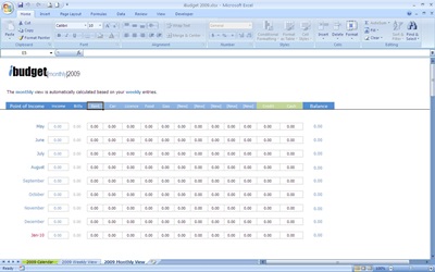 books personal budget excel spreadsheet