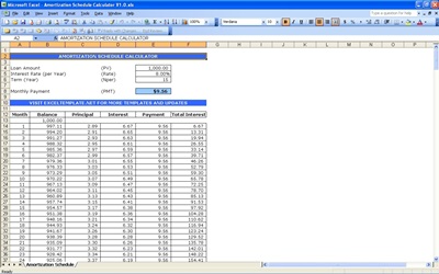 Amortization Schedule