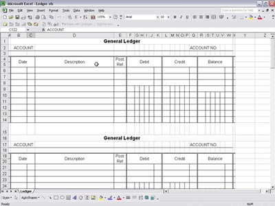 Account Ledger Template