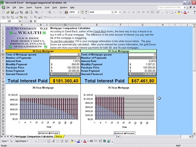 Mortgage Comparison Calculator