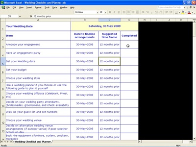 Wedding Plan Excel Template from exceltemplates.net