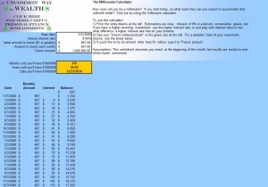 free millionaire calculator