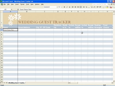 Wedding Guest Tracker