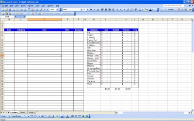 excel template for daily expenses