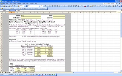 Cogs Worksheet Excel Template from exceltemplates.net