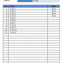 Excel Templates To Do List