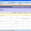 Marketing Campaign Tracker Excel Templates