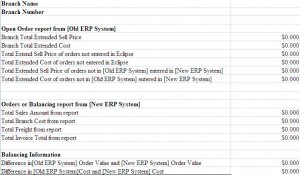 ERP Implementation Template