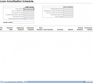 Monthly Amortization Schedule