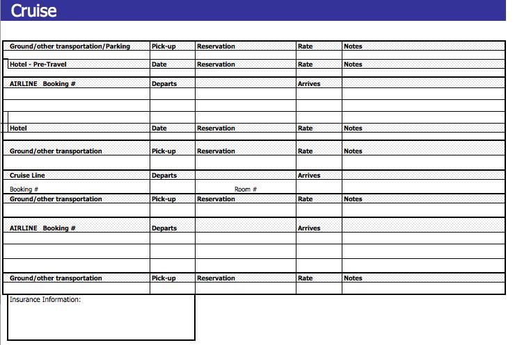 cruise planning spreadsheet