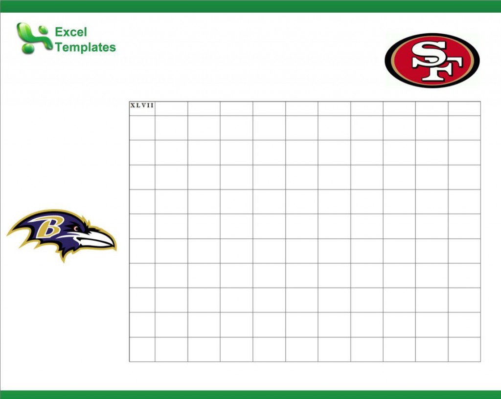 Super Bowl Squares 2023 - Free Generator, Online App, and Printable  Templates