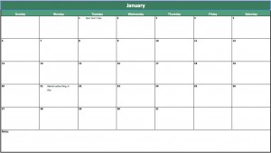 free calendar maker template 