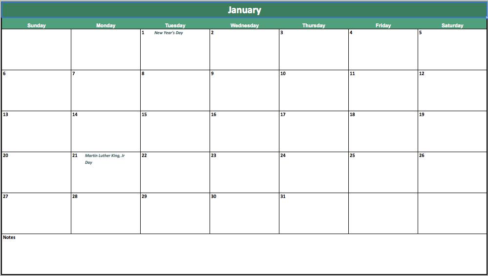 Free Calendar Maker Excel Calendar Maker