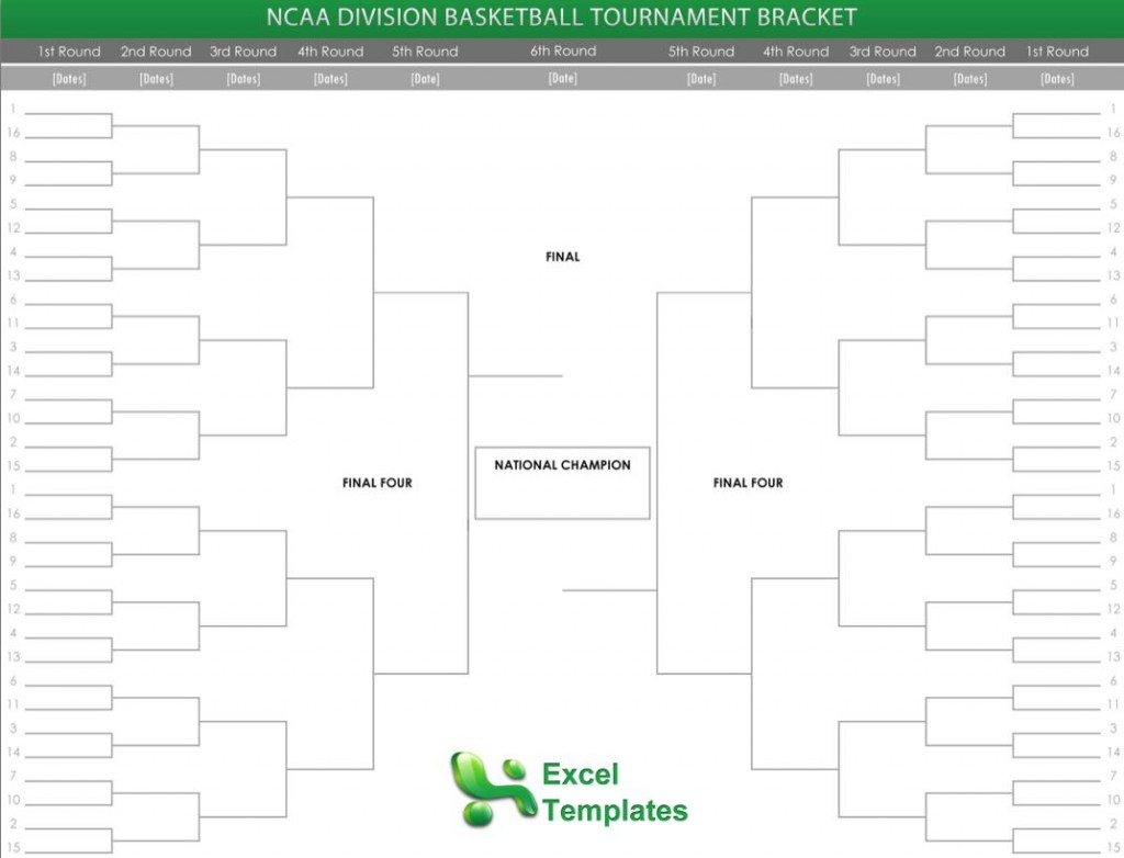 free ncaa college basketball bracket