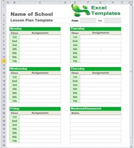 Blank Lesson Plan Template