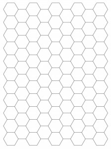 Hexagonal Graph Paper