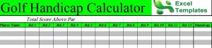 Free golf handicap calculator spreadsheet