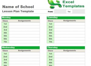 Lesson Plan Template