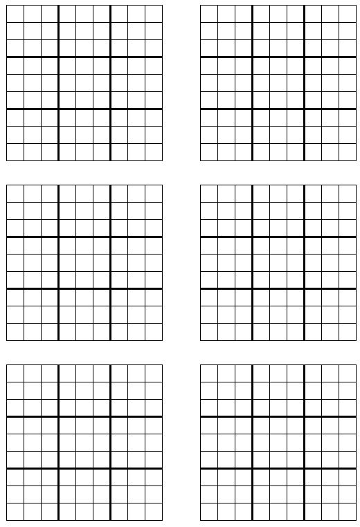 printable blank sudoku grid