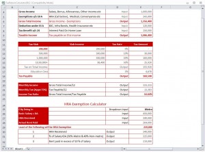 Tax Return Calculator 2012 from ExcelTemplates.net