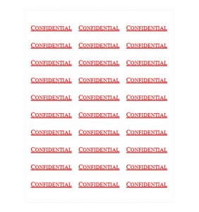 Confidential Labels | Avery Confidential Labels