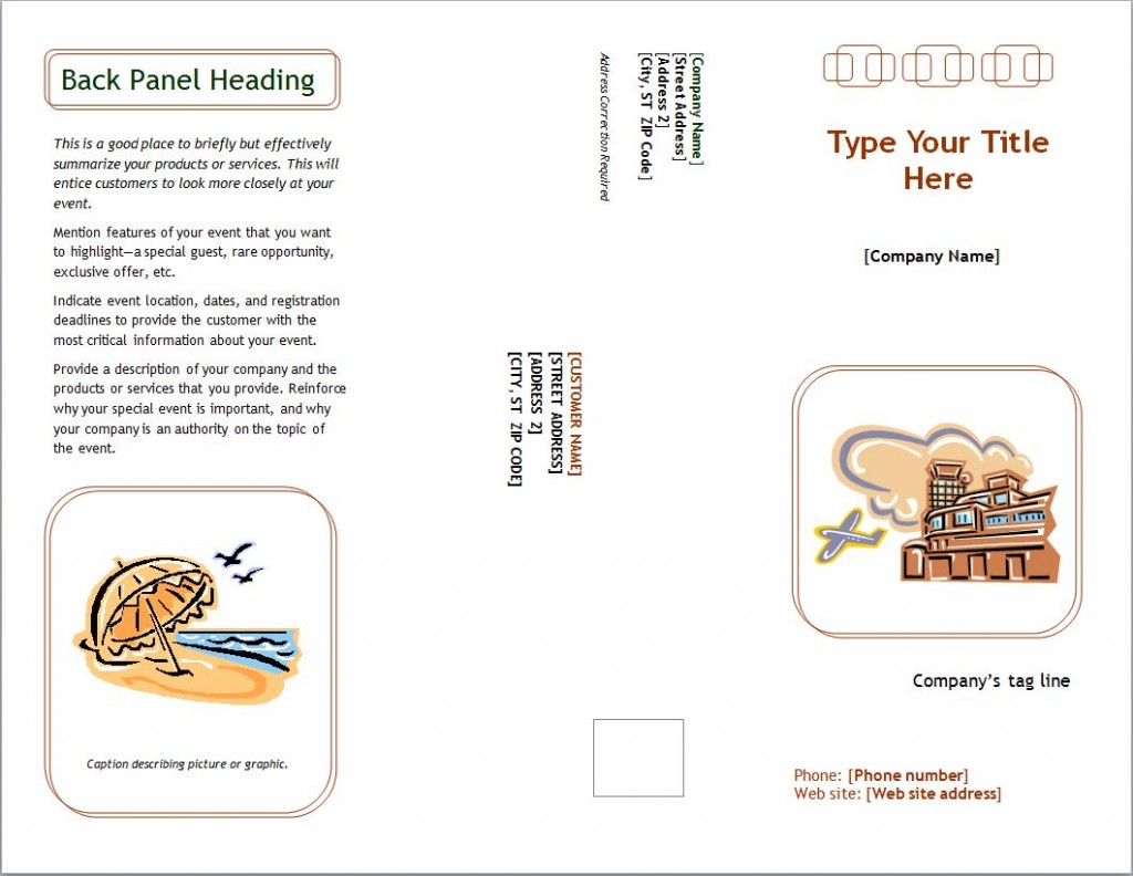 Photo of the Marketing Brochure Template