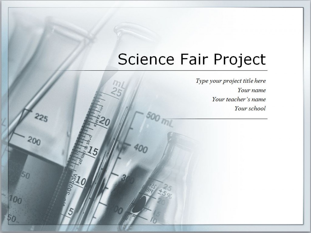 Photo of the Science Fair Template