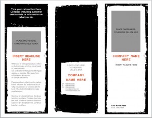 Photo of the Word Brochure Template