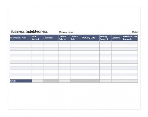 Debt Payment Plan Template Excel