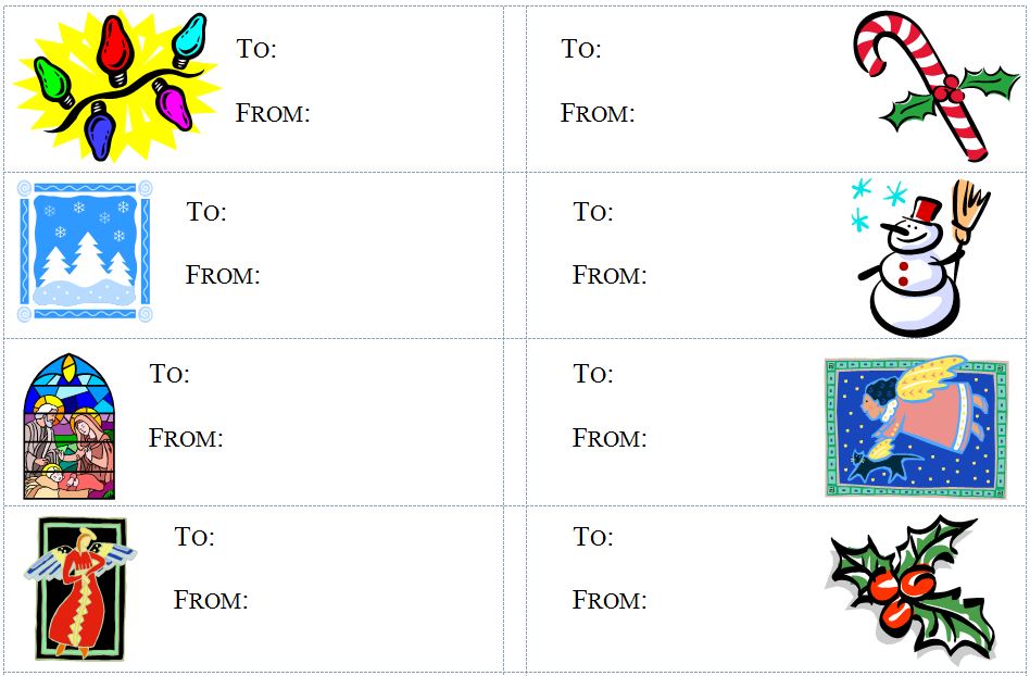 Microsoft Word Avery Template 5162 Christmas