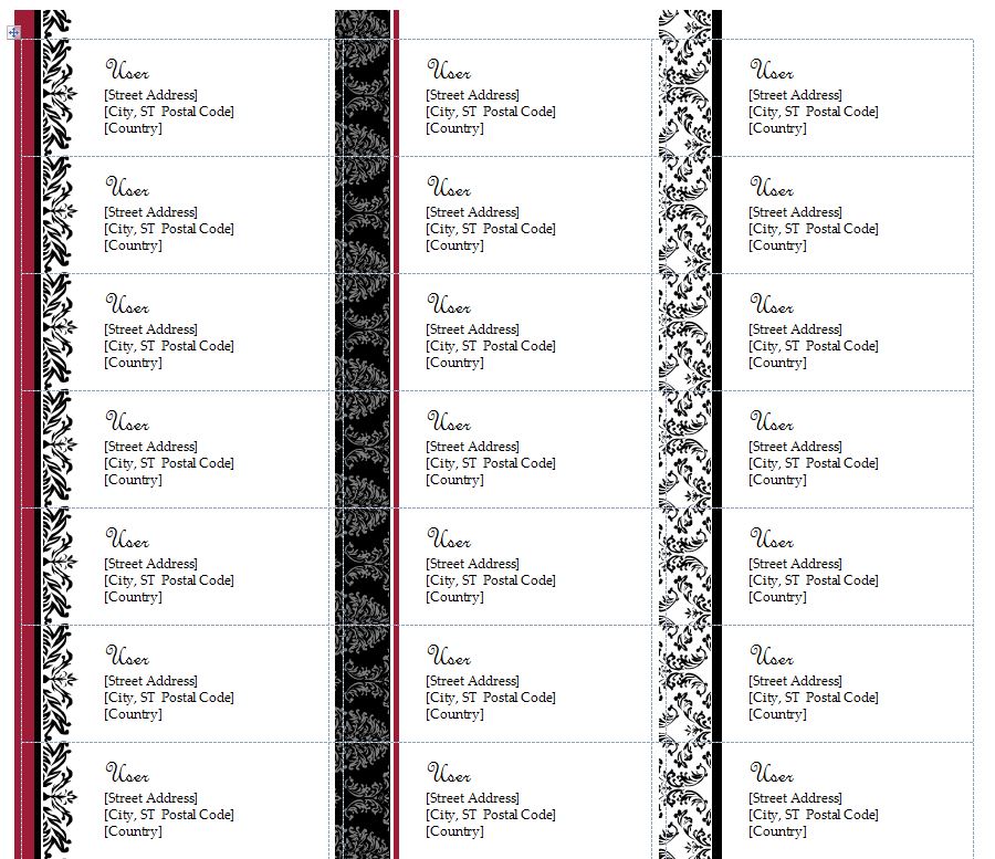 Template For Address Labels Avery 5160