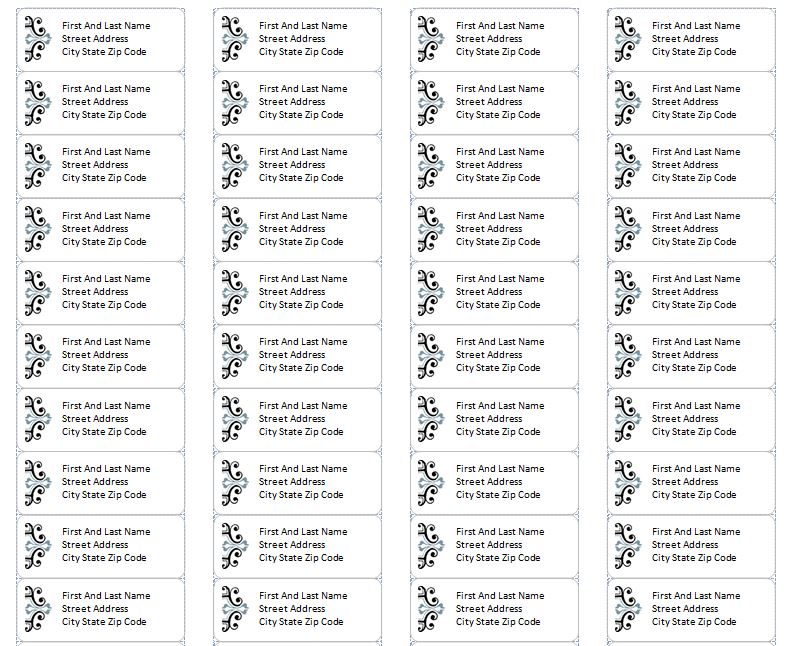 5163 Labels Template