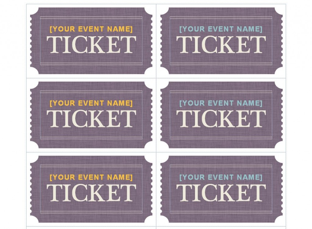 Car Wash Fundraiser Tickets Template Free