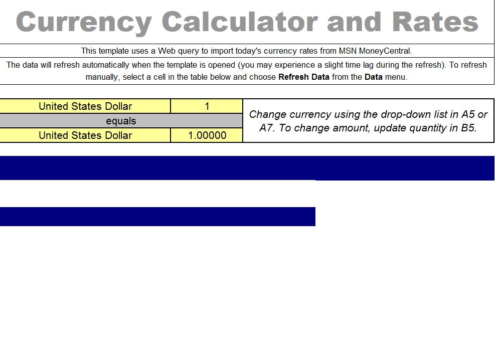 Currency Value Calculator