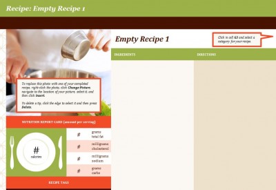 Free Recipe Template