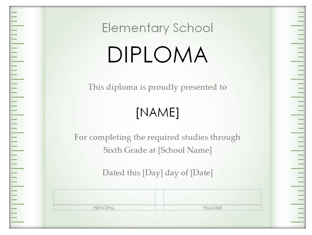 Free Homeschool Diploma Template