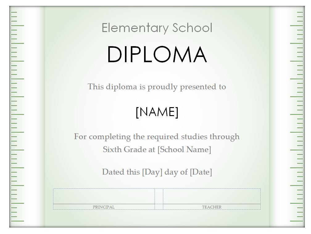 Homeschool Diploma Template Homeschool Diploma