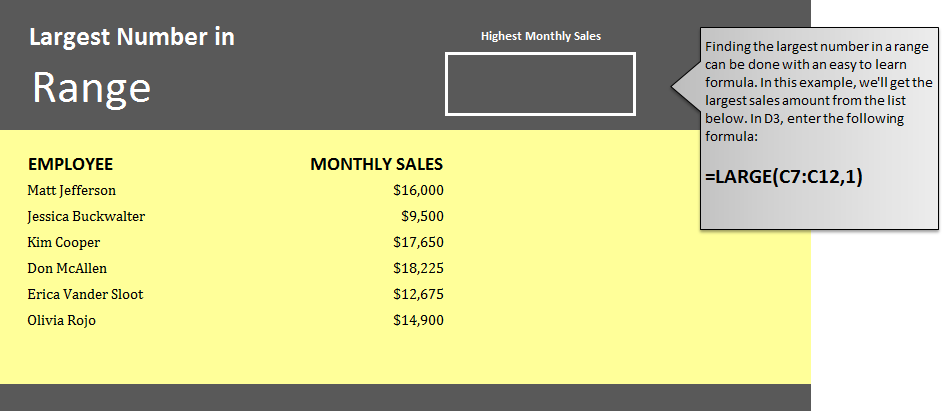 get-the-largest-number-in-range-in-excel