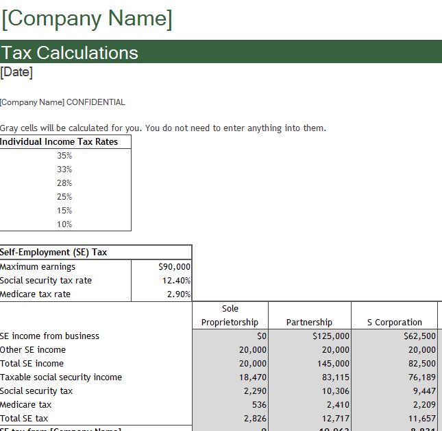 Limited Company Tax Calculator Spreadsheet [PORTABLE]