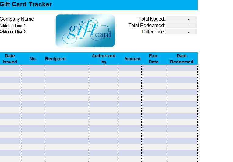 Gift Tracker Template Google Sheets