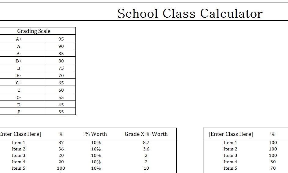 class-grade-calculator