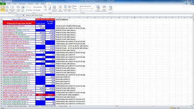 Financial Projection Model