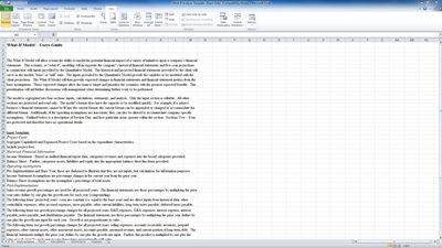 Potential Financial Impact Calculation