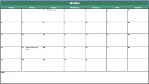free calendar maker template