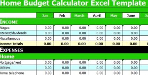 home expense calculator