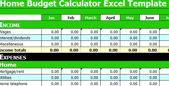 Budget calculator deals