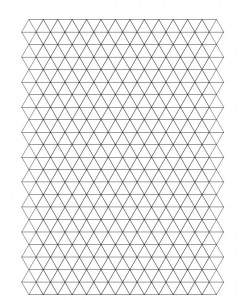 Triangle Graph Paper from ExcelTemplates.net