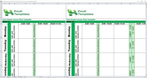 First Grade Lesson Plan Template from ExcelTemplates.net