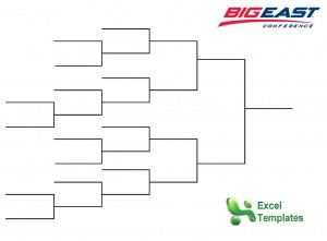 Big East Basketball Tournament from ExcelTemplates.net